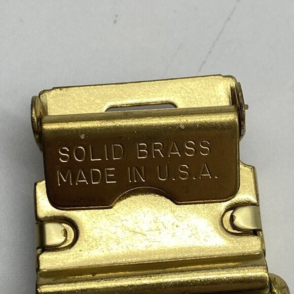 Vtg Cub Boy Scout BSA Bear Lot Neckerchief‎ Slide Brass & Explorer E Belt Buckle - Picture 6 of 14